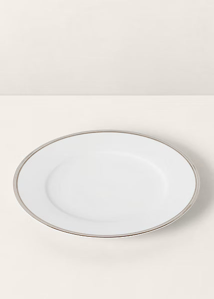 Großer Teller Wilshire Platine Versilbert