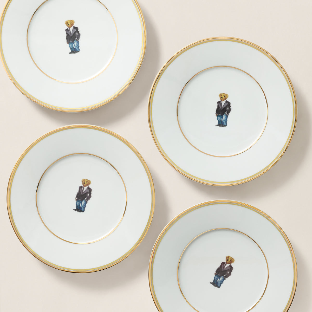 Assiettes Wilshire Tuxedo Bear Ralph Lauren Home