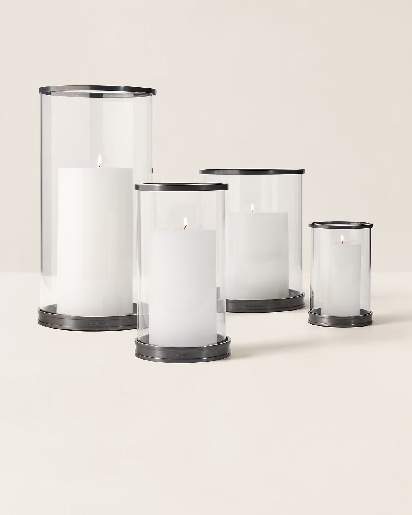 Photophore Hurricane Modern Bronze Grand Modèle