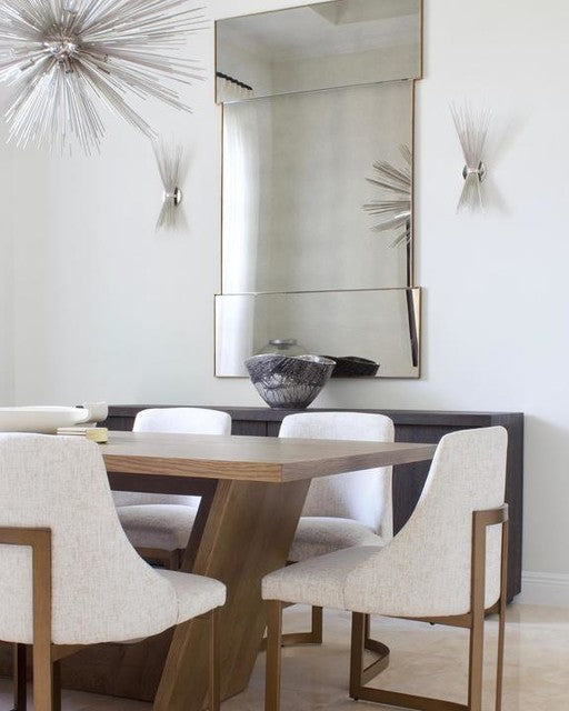 Lustre Strada Large Ovale Nickel