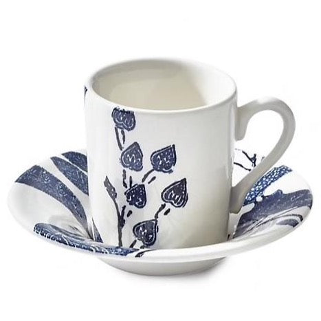 Garden Vine Indigo Espresso Cup
