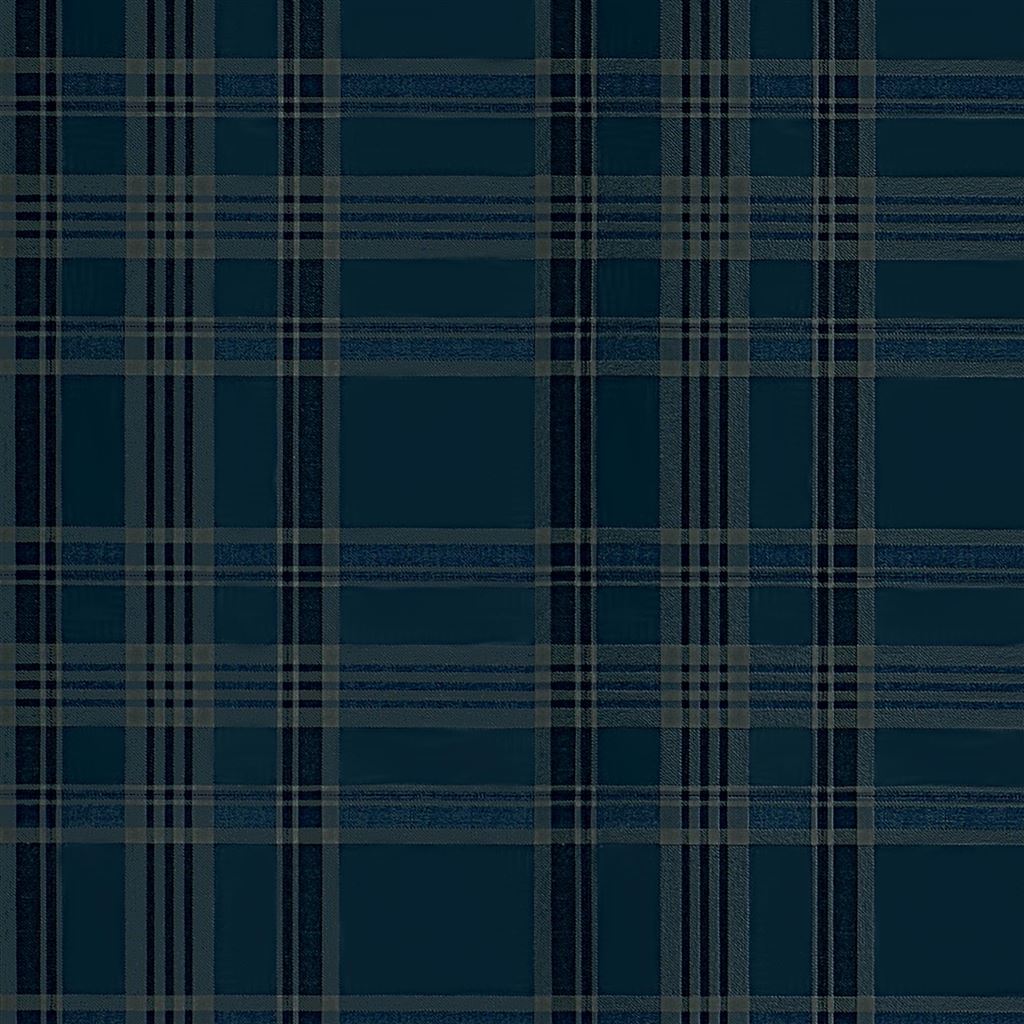 Deerpath Trail Plaid Indigo