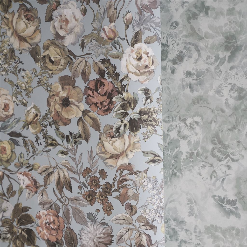 Tarbana Silver Wallpaper