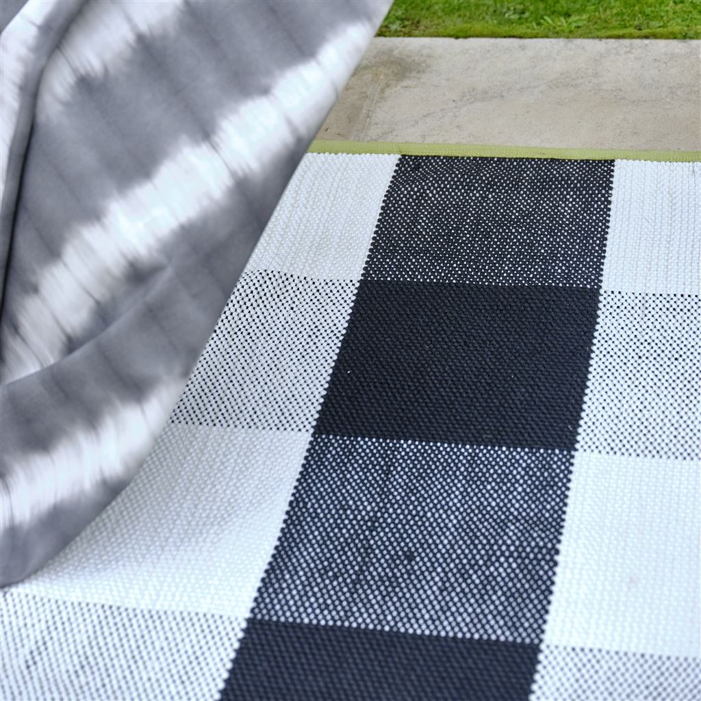 Tapis De Couloir Saliya Outdoor Noir