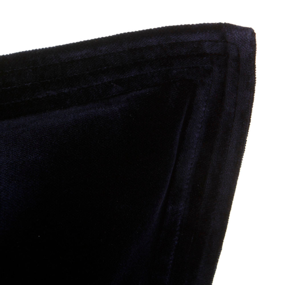 Coussin Velvet en Velours Bleu Marine