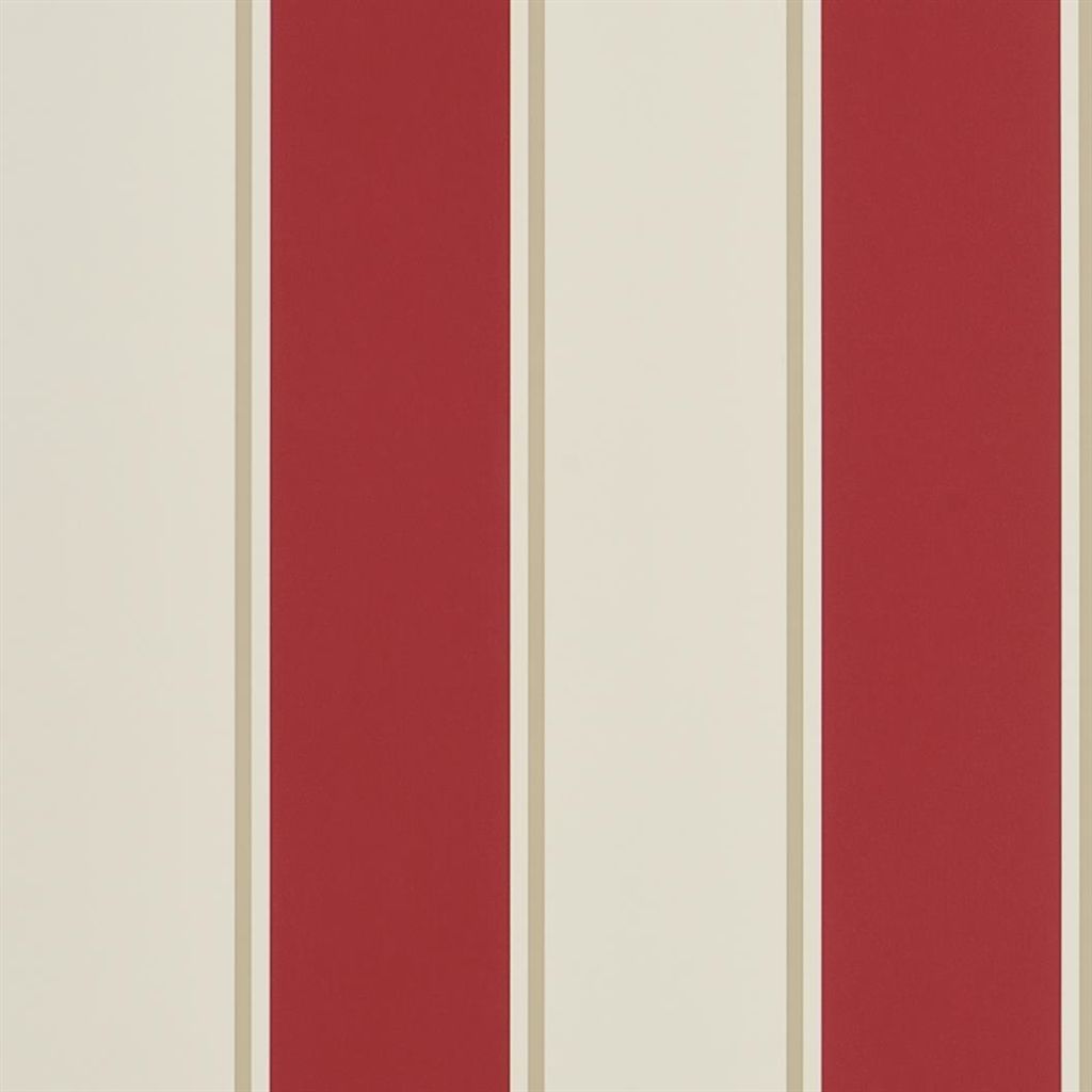 Mapleton Stripe - Vermilion