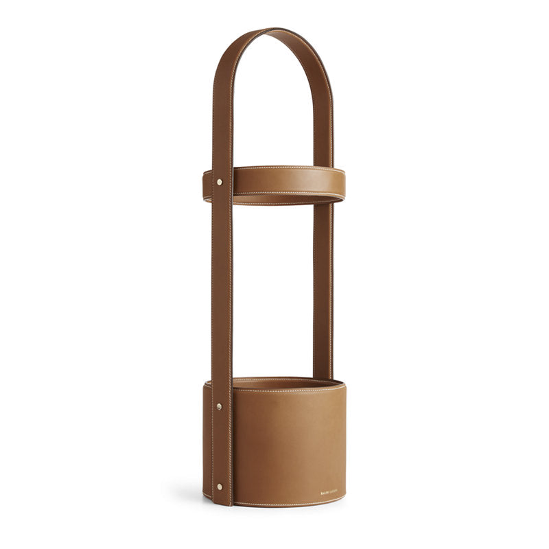 Brennan Umbrella Stand Brown Leather