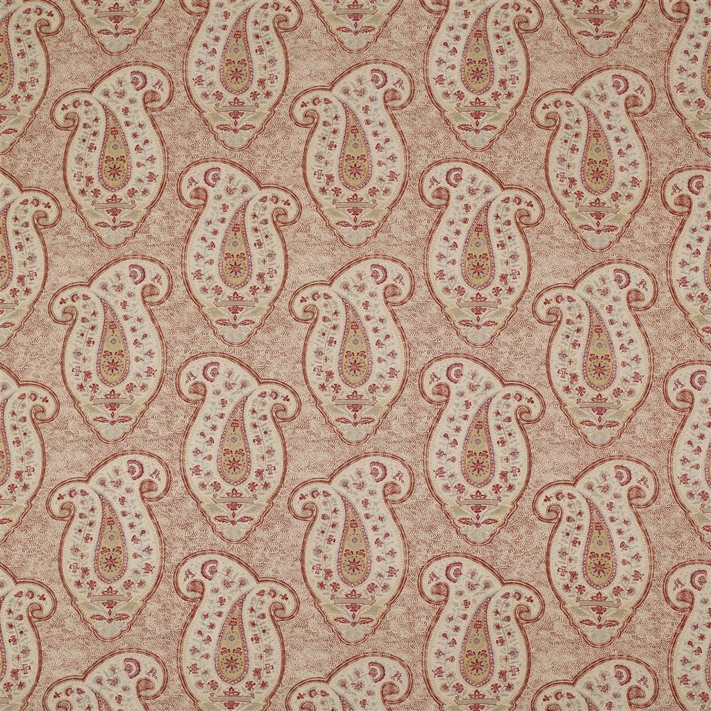 Stepping Stone Paisley - Red Earth