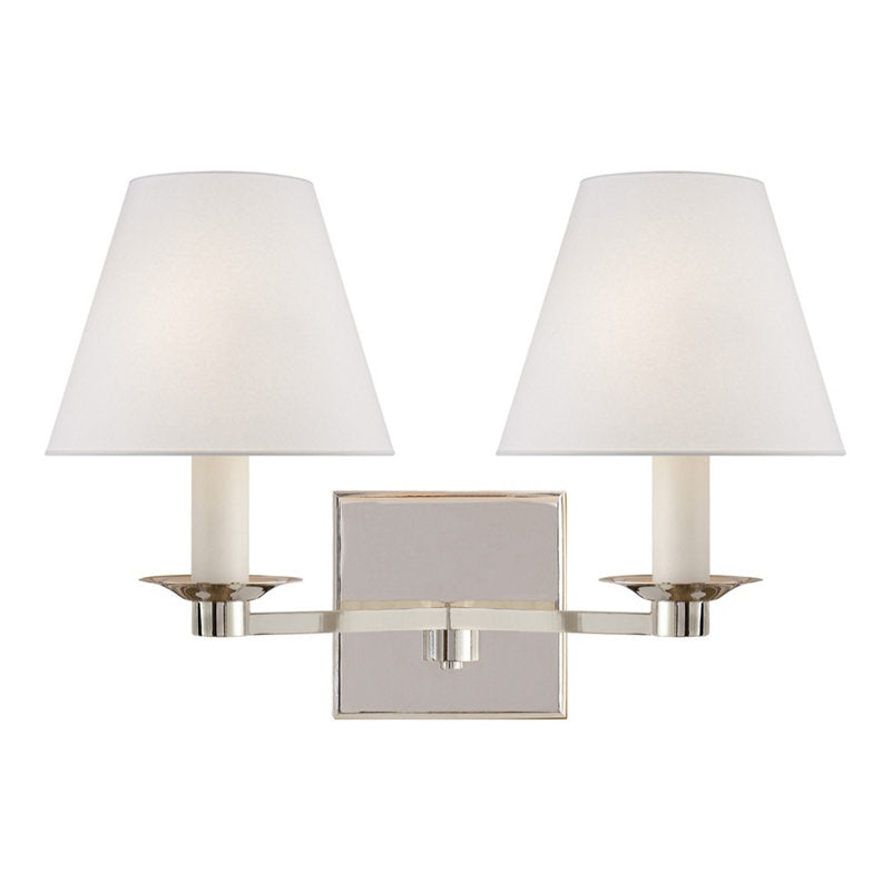 Evans Double Nickel Wall Lamp