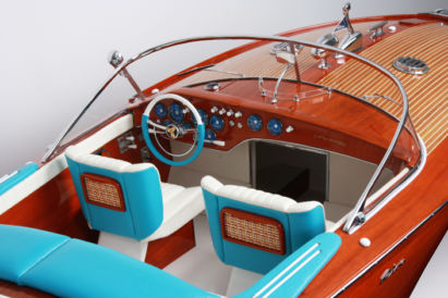 Maqueta Riva Aquarama Special 125cm - Turquesa