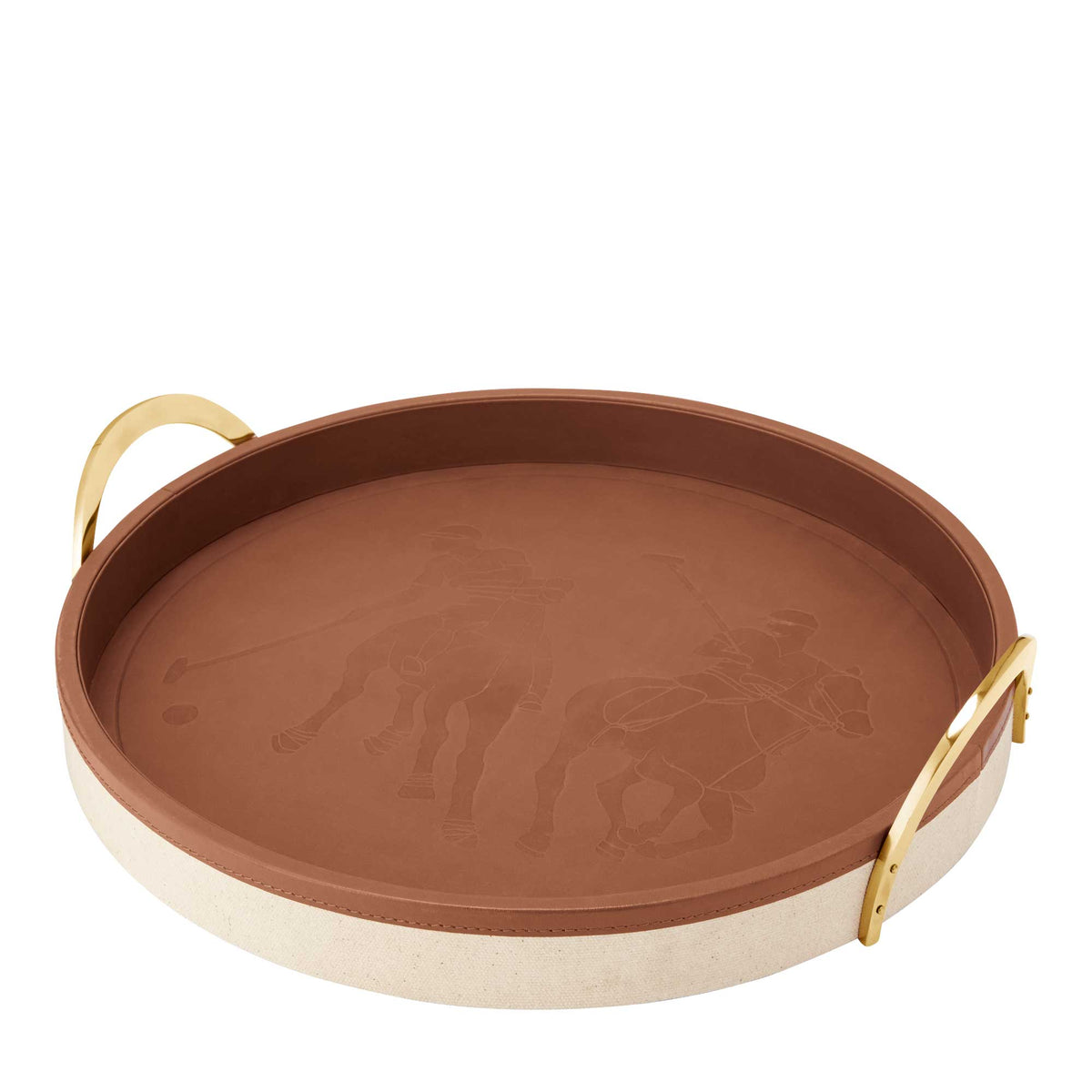 Vassoio Garrett in ottone