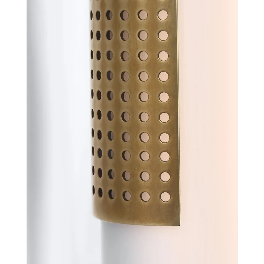 Precision Wandleuchte 21" Messing