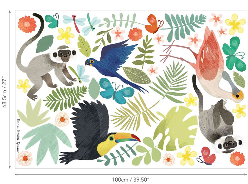 Stickers Muraux Enfant Jungle Jumble