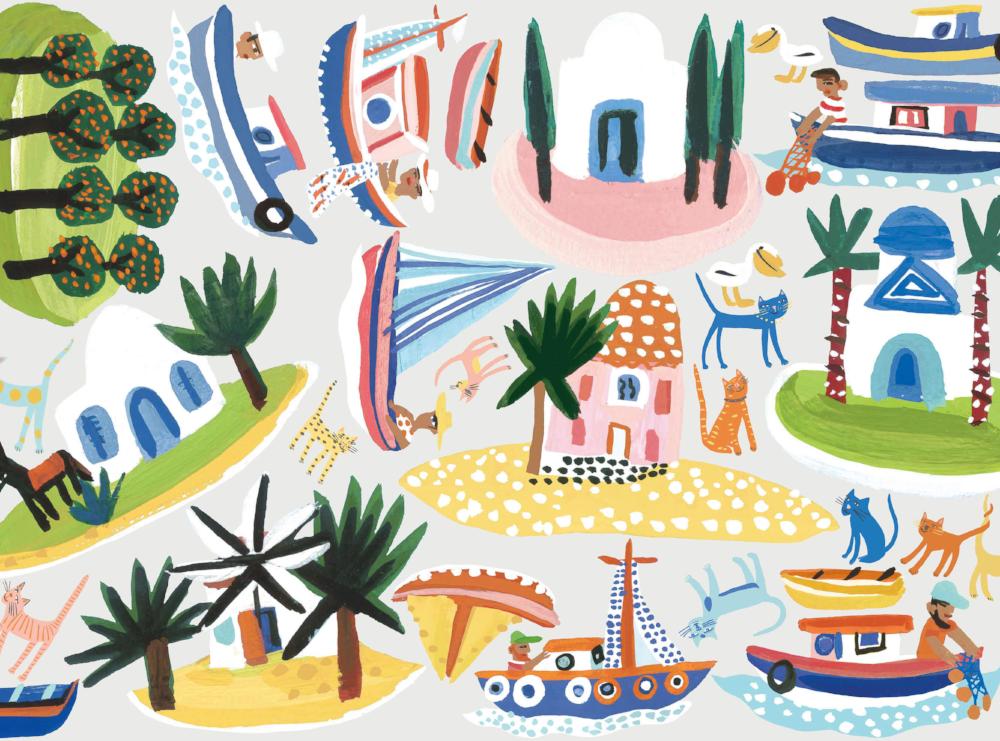 Island Hopping Children's Wall Stickers