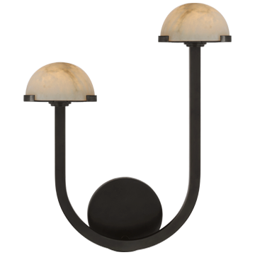 Applique Pedra 15'' Asymétrique Gauche - Bronze