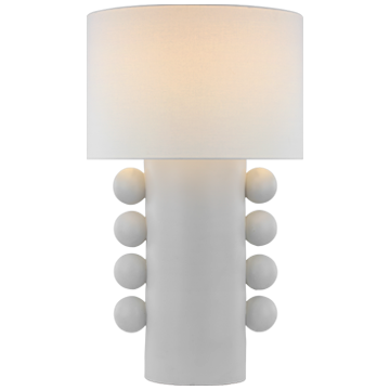 Tiglia große weiße Gipslampe