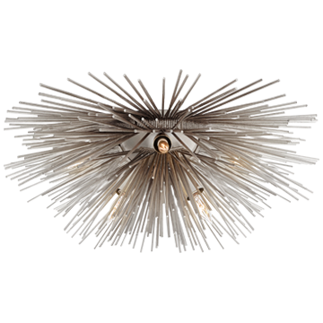 Strada Small Ceiling Light Silver