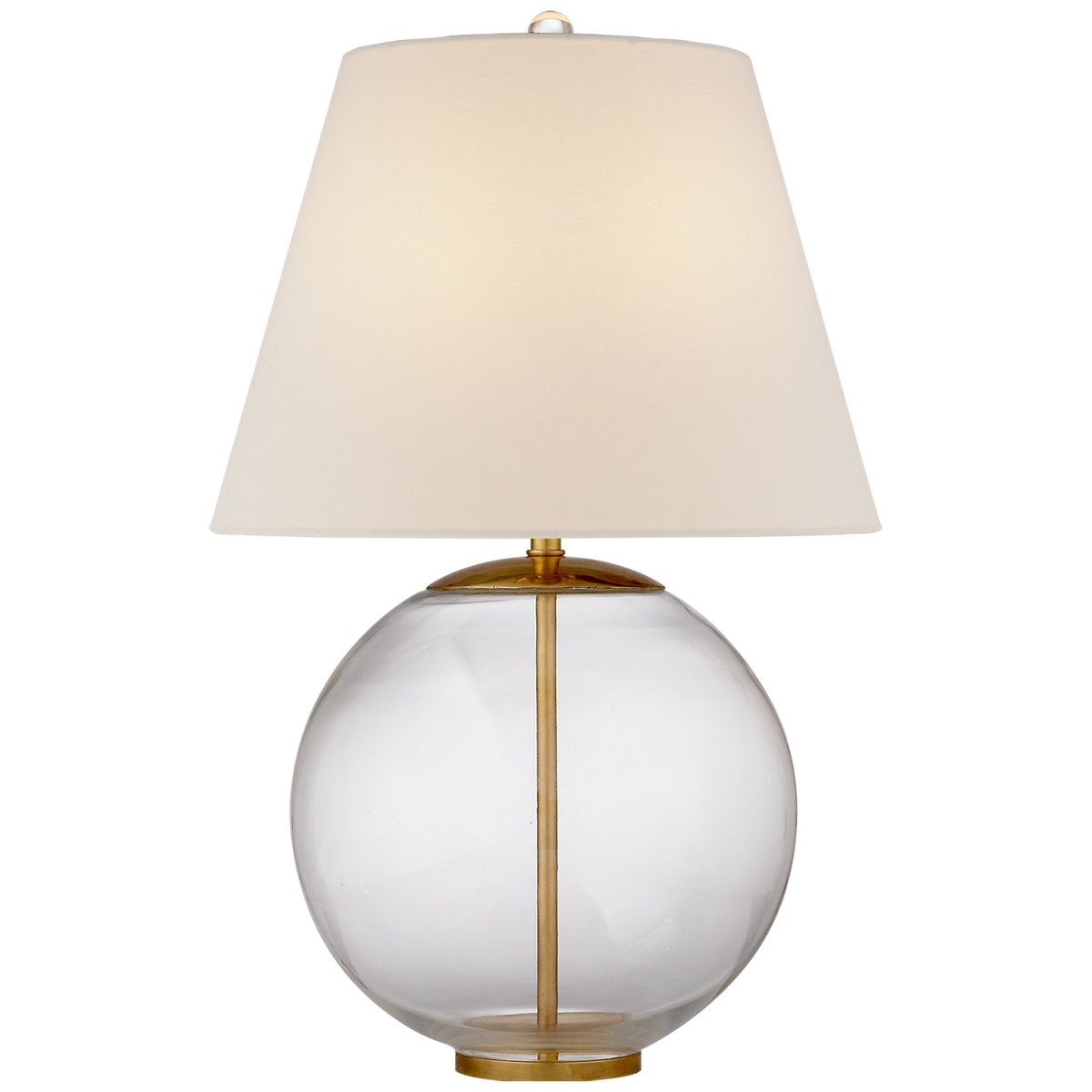 Lámpara Morton de vidrio transparente
