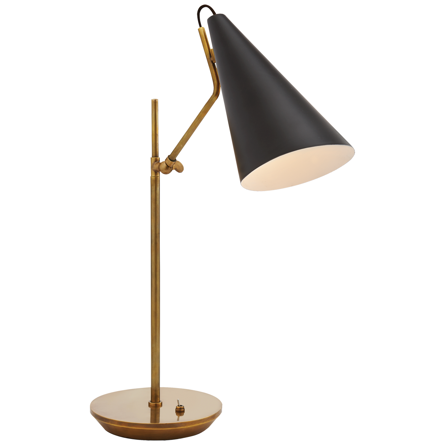 Lampe de Table Clemente - Laiton - Noir