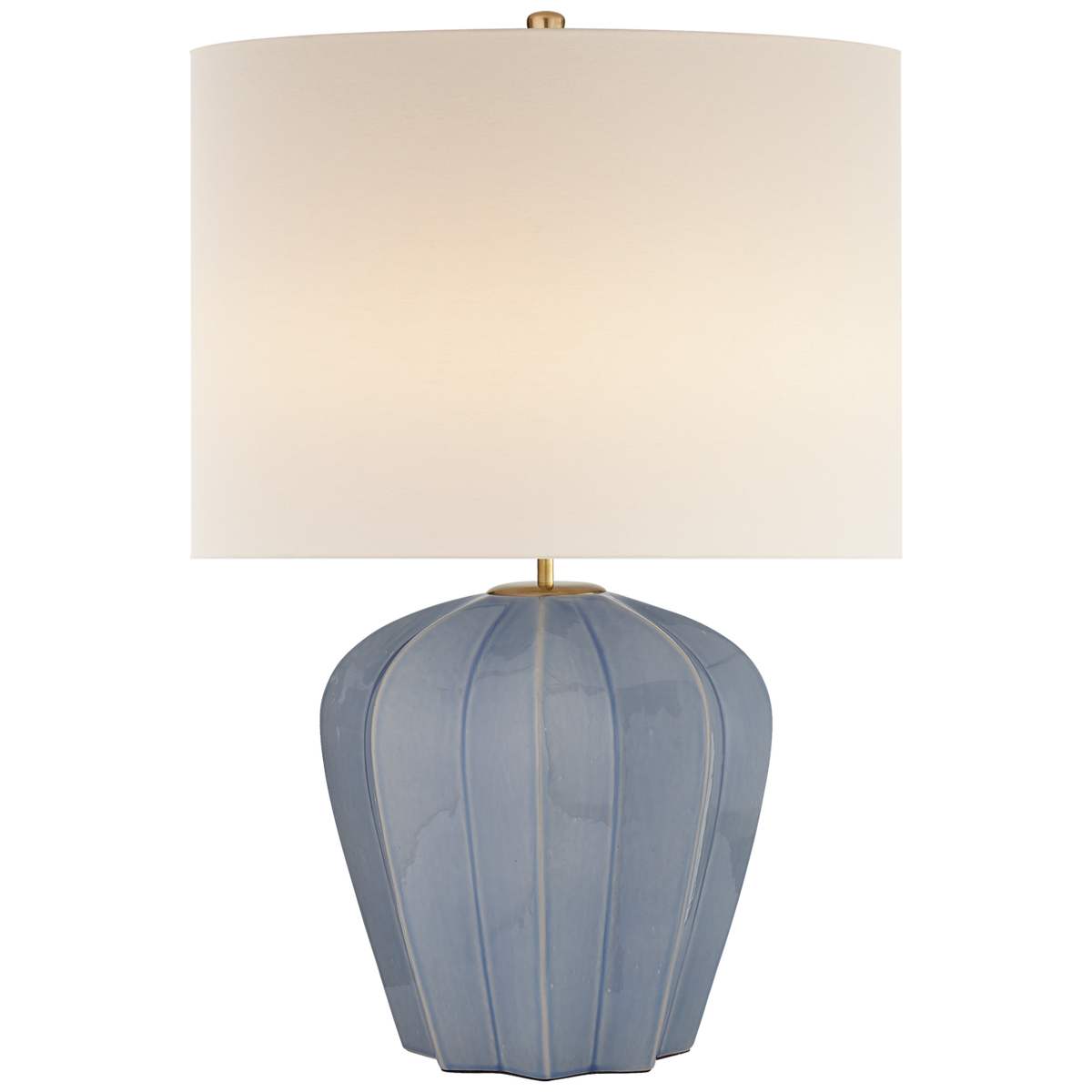 Lampada Pierrepont Blu Polare Craquelé