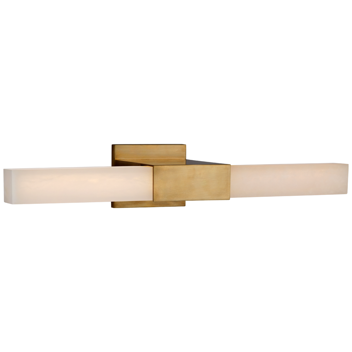 Applique Covet 24" Ottone e Alabastro