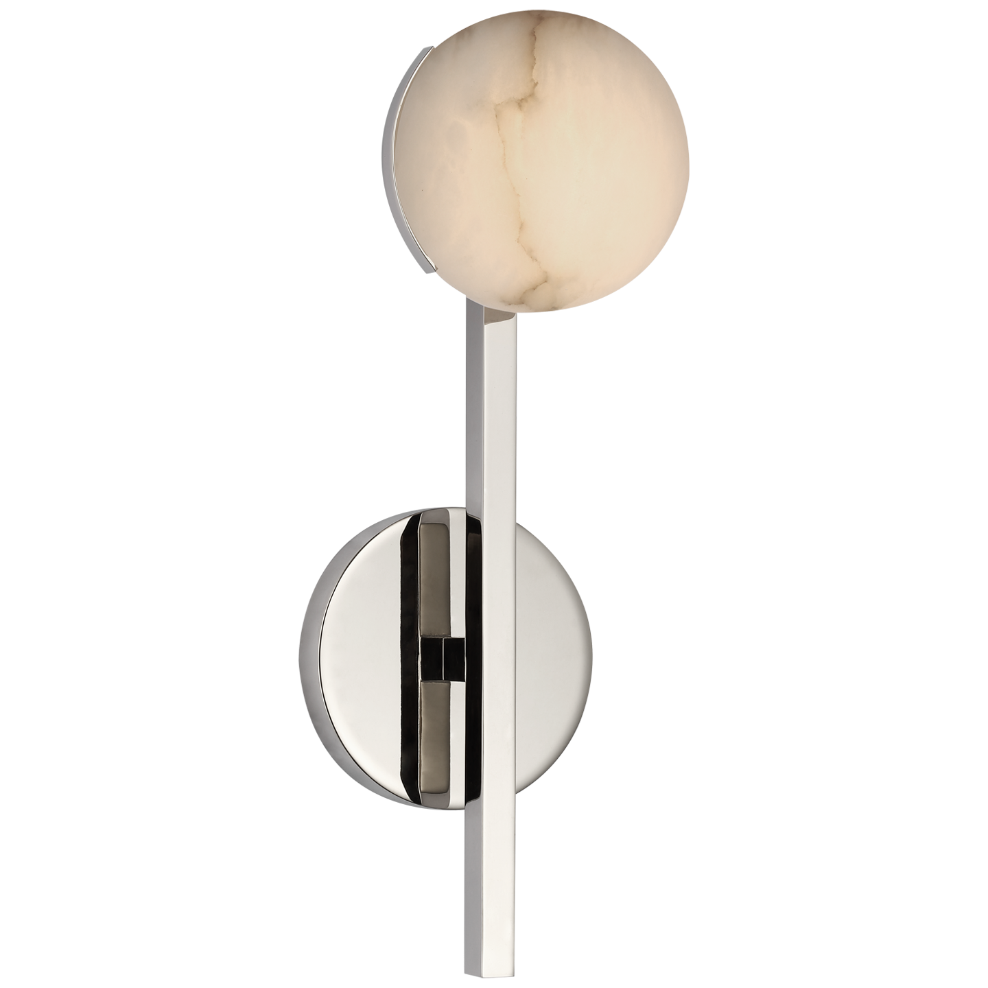 Pedra Petite Tail Wall Lamp - Nickel