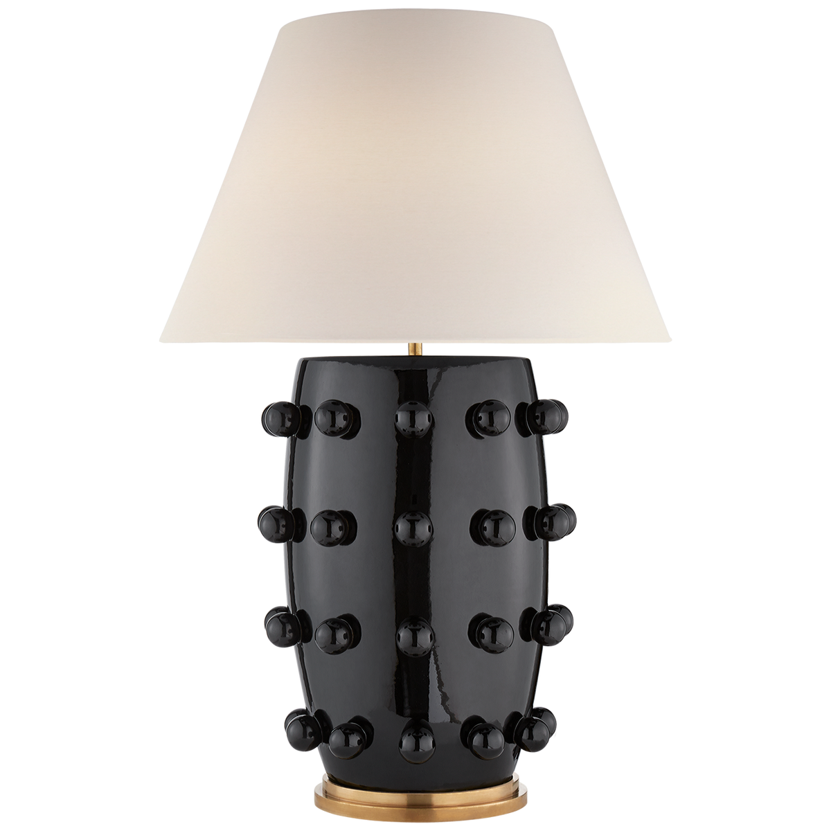 Lampe Linden Porcelaine Noire