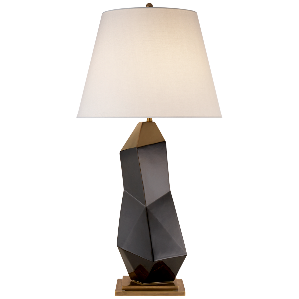 Lampada Bayliss in porcellana nera