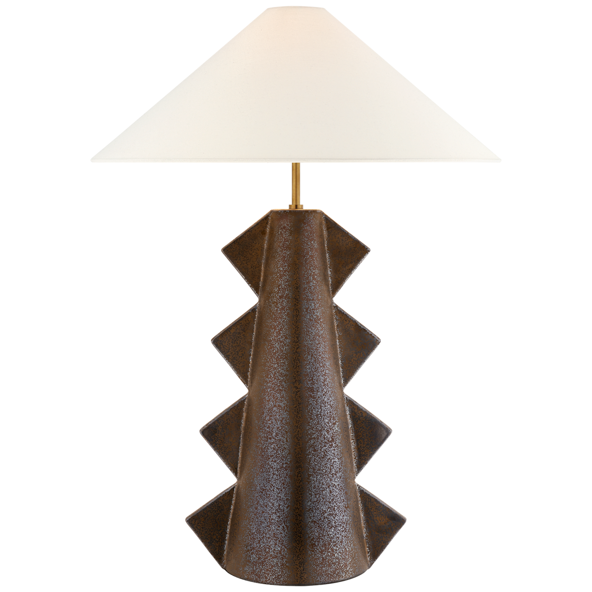 Senso Bronze Crystal Lamp