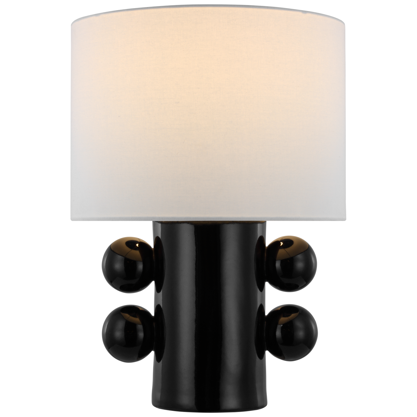 Tiglia low black lamp
