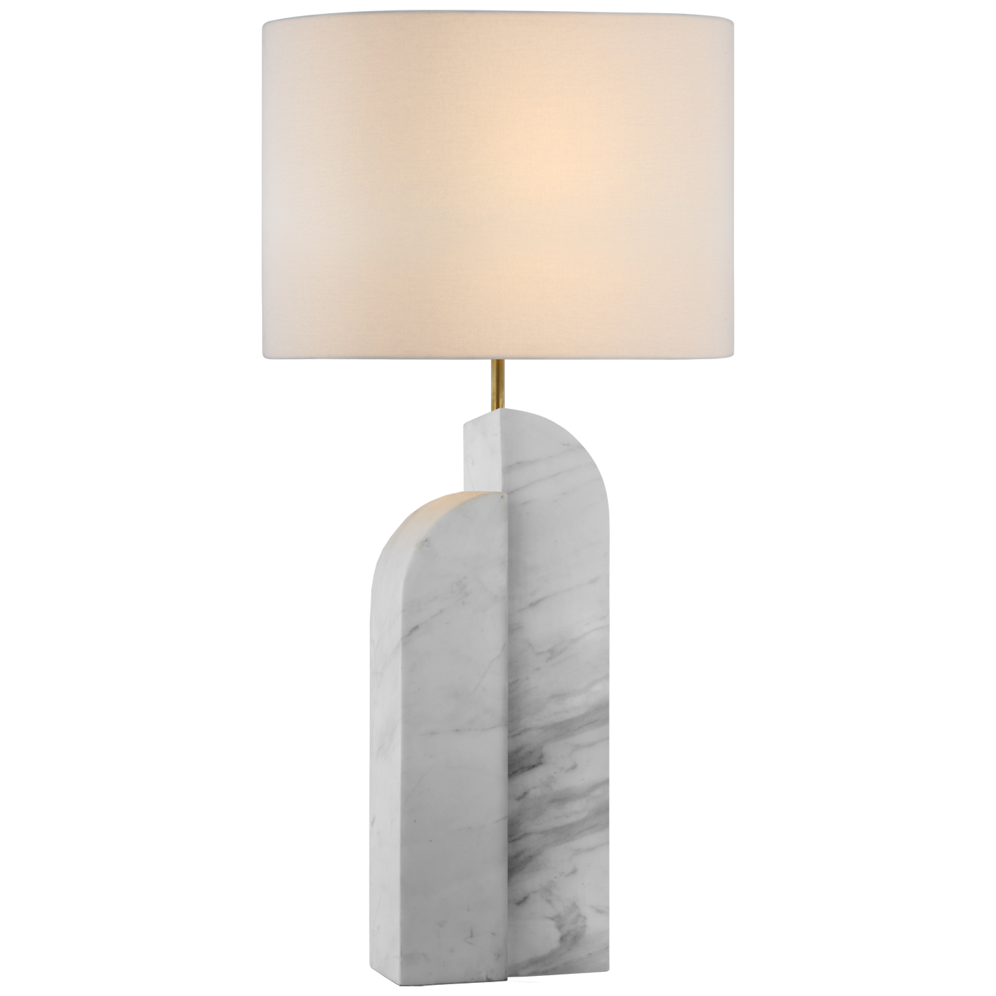 Savoye Lamp Left White Marble