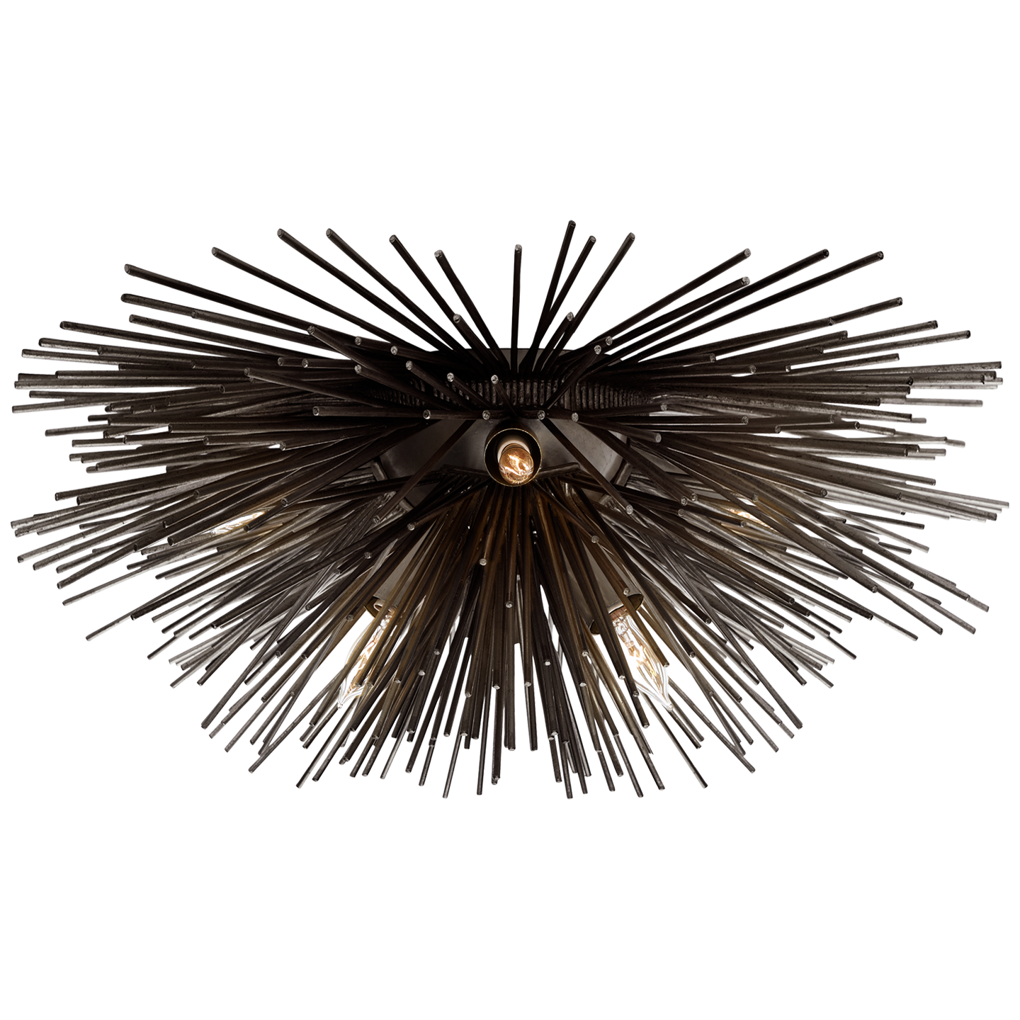 Plafonnier Strada Small Fer Vieilli