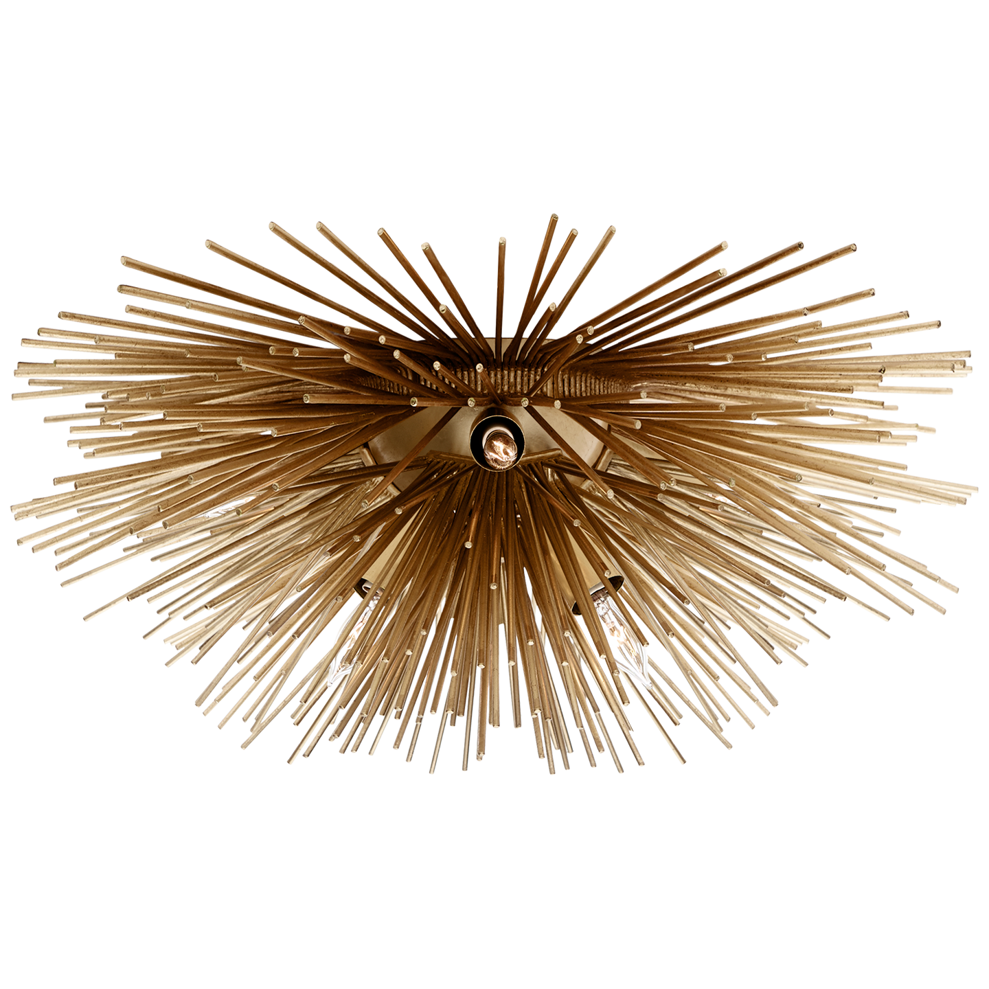 Strada Small Ceiling Light Brass