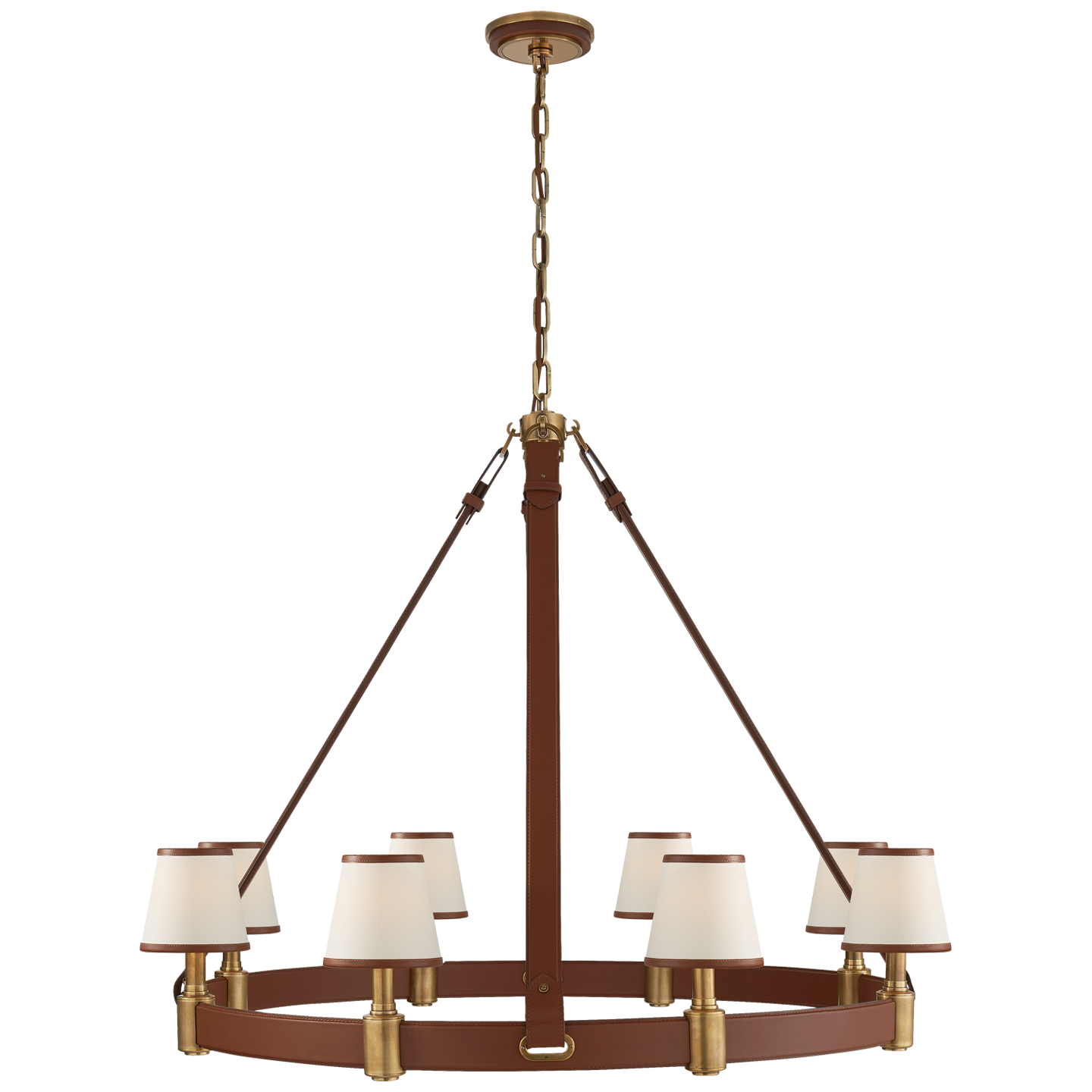 Chandelier Riley Large - Laiton - Saddle