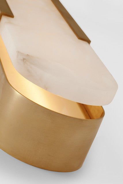 Melange Elongated Wall Lamp - Nickel