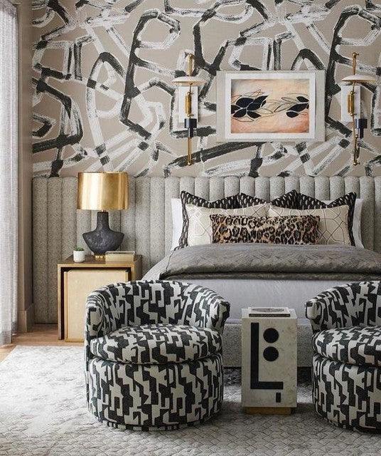 Lampe de Table Armato Petit modèle - Céramique Noire et Laiton bruni