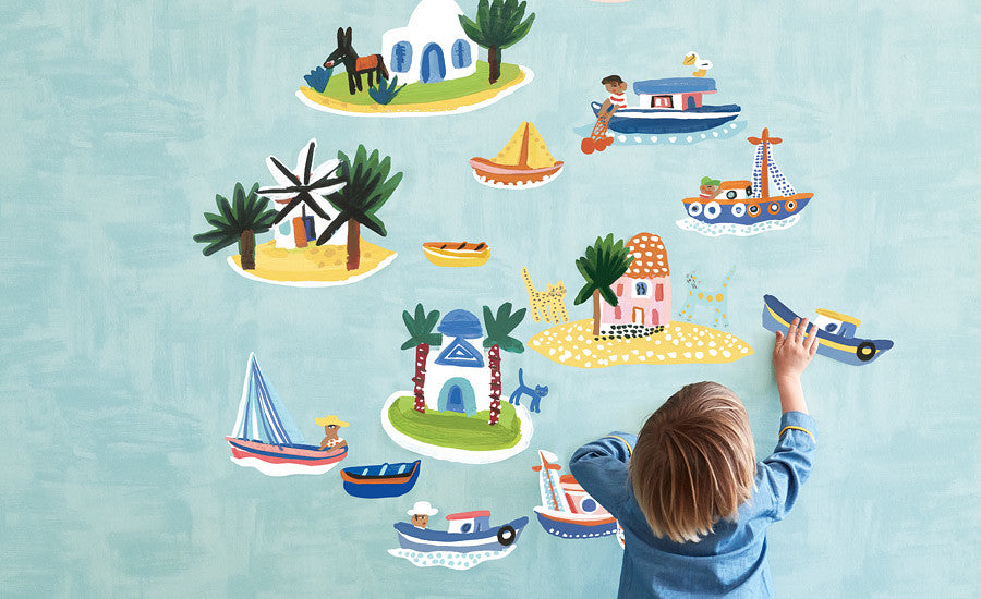 Island Hopping Children's Wall Stickers