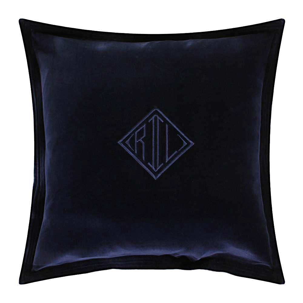 Coussin Velvet en Velours Bleu Marine