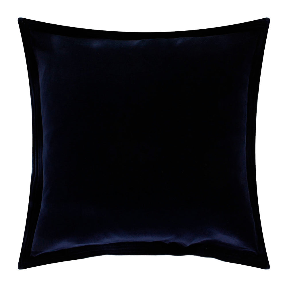Coussin Velvet en Velours Bleu Marine