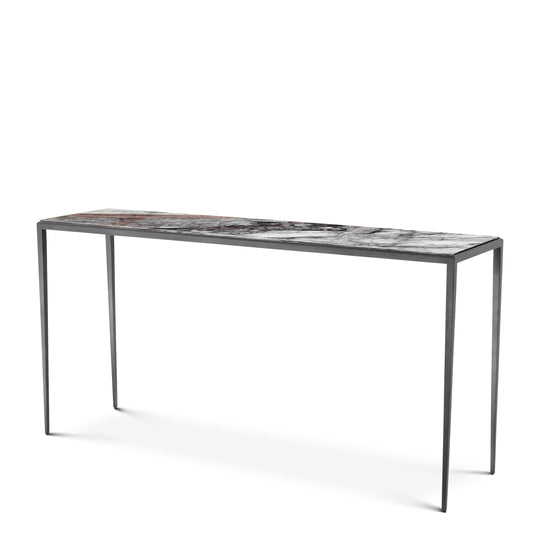 Console Henley L White Marble Bronze 
