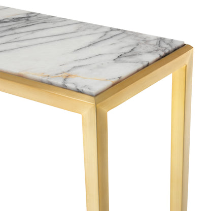 Console Henley S Marble White Gold 