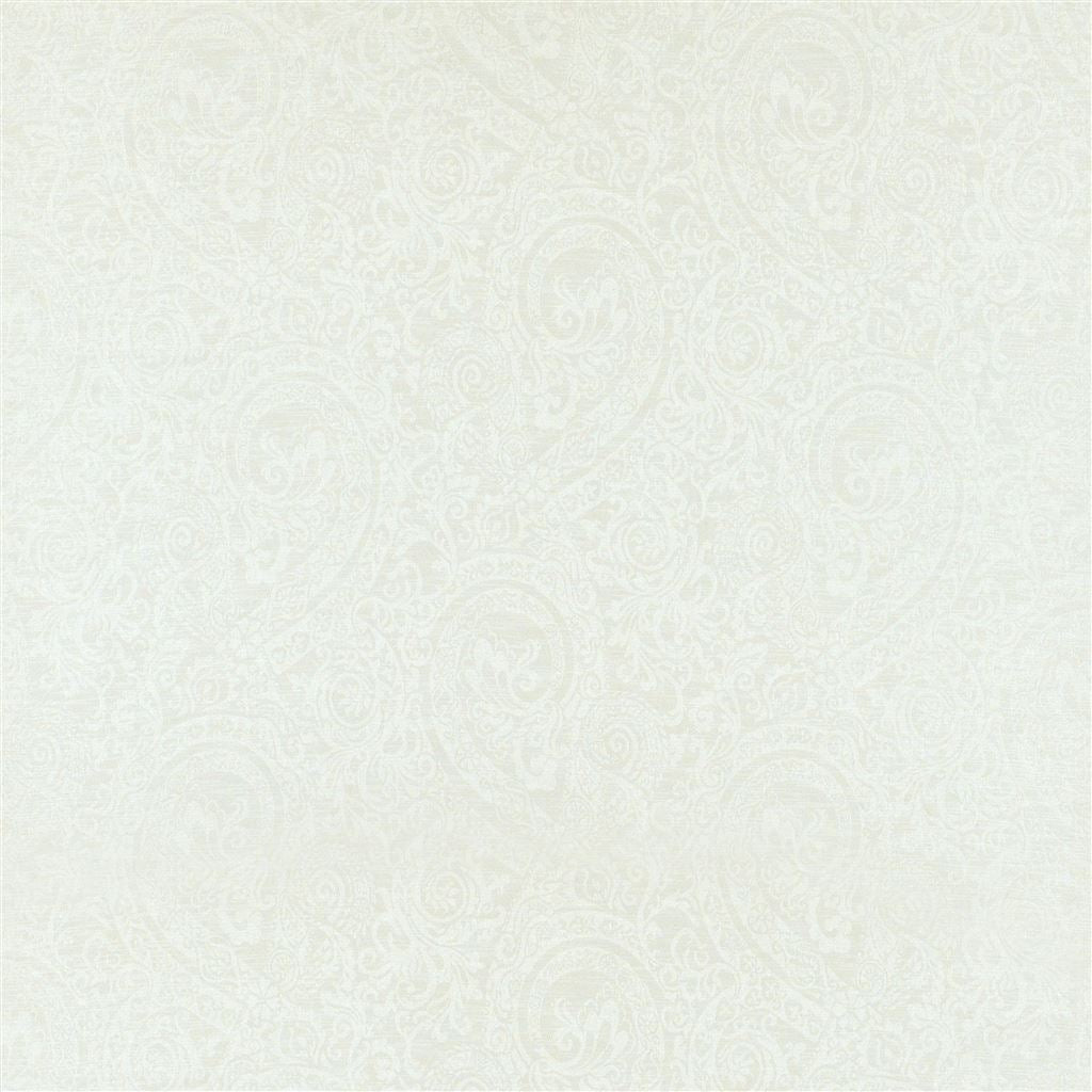 Florence Linen Damask - White