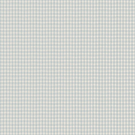 Fine Linen Check - Chambray