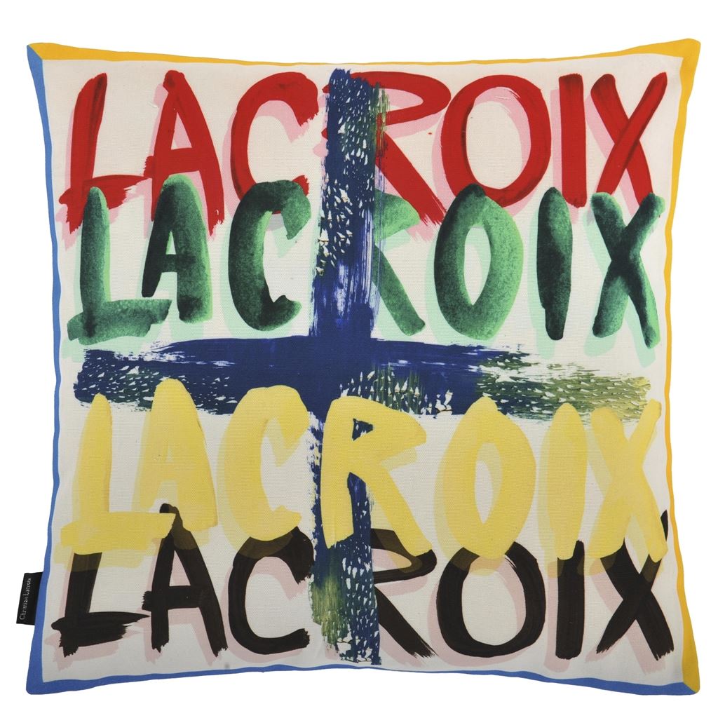 Coussin Lacroix Crossing Multicolore
