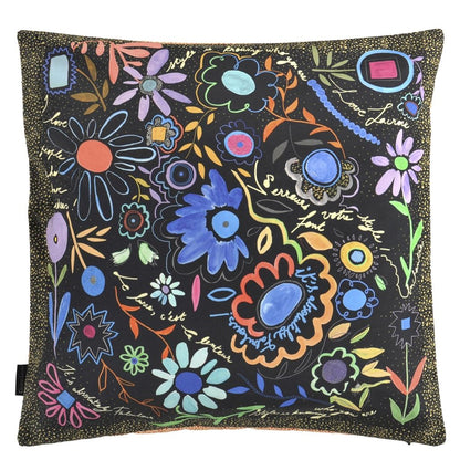 Coussin Dites-Le Avec Des Fleurs Azur