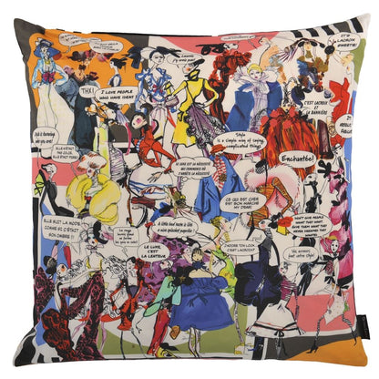 Coussin Lacroix Gossip Multicolore
