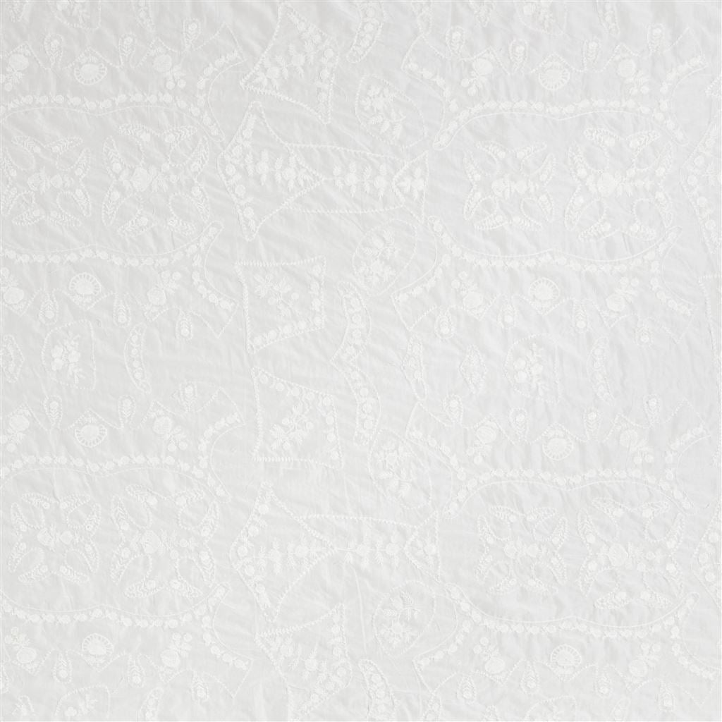 Lily Pond Sheer - White