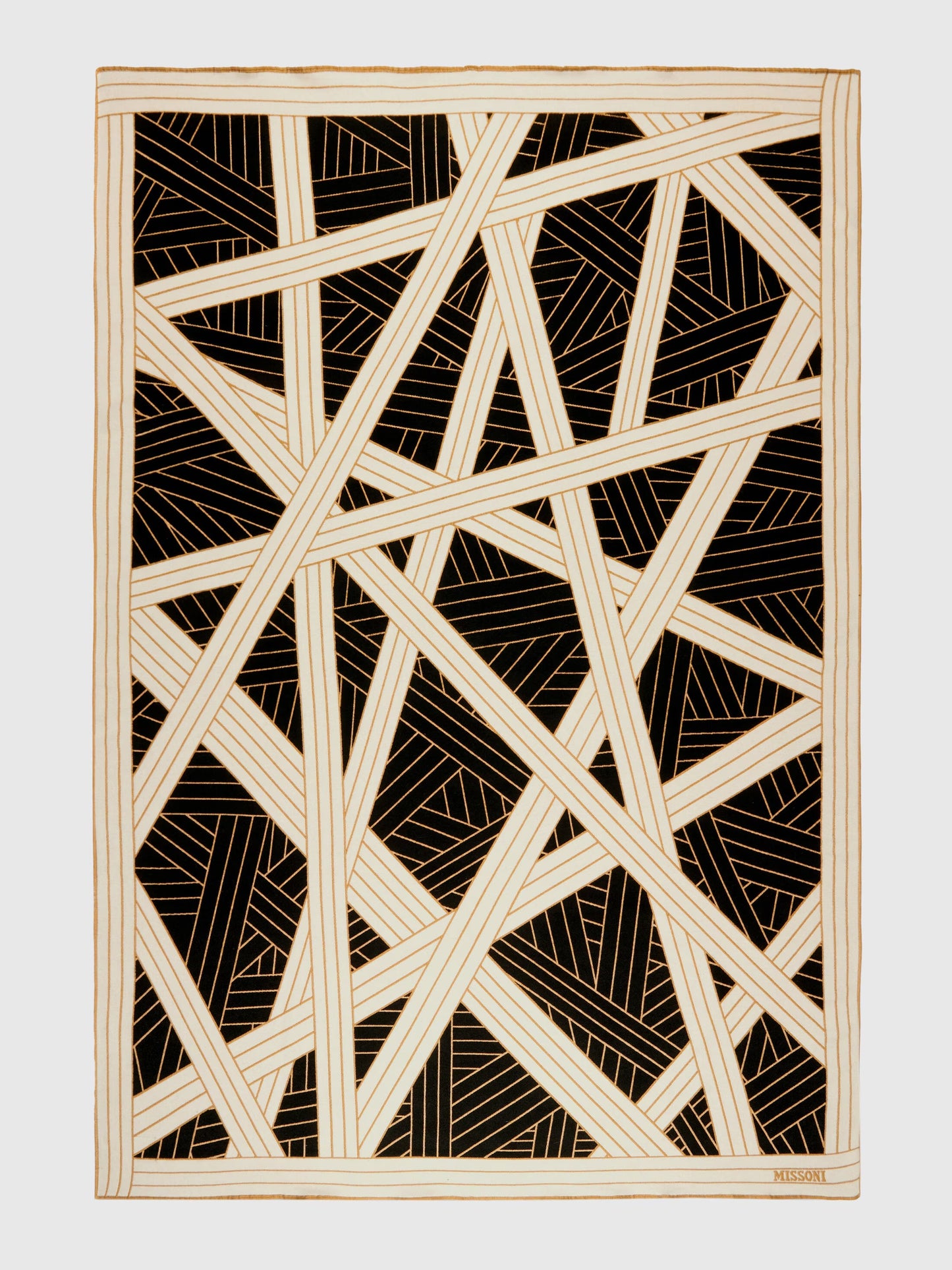 Plaid Nastri Noir/Blanc