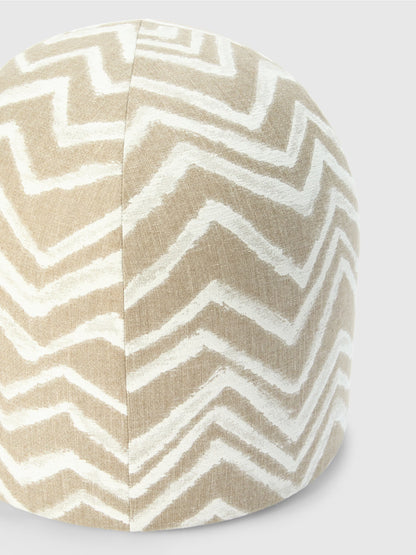 Pouf Panettone Graffiti Crème 50x50