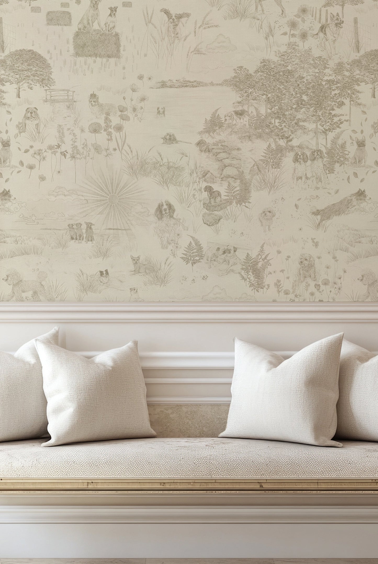 Papier Peint DOG TALES Egyptian Cotton